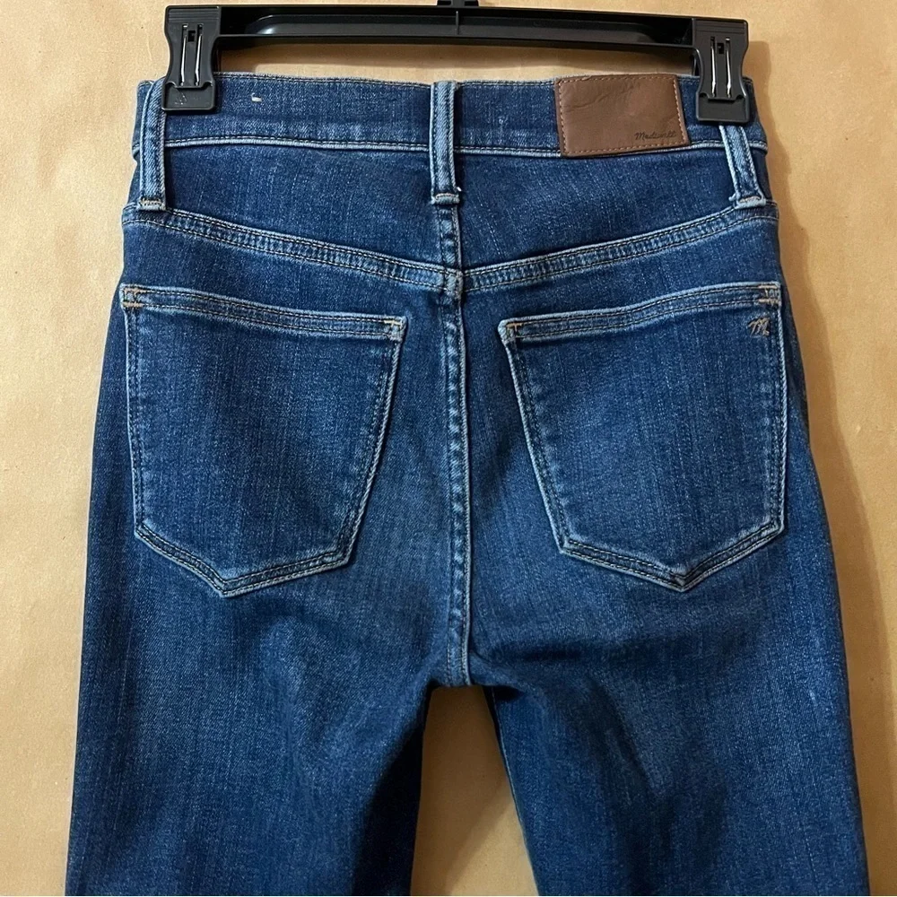 Madewell 10" High-Rise Skinny Jeans Cordell Wash Heatrich Denim Edition Size 24 - Picture 8 of 14